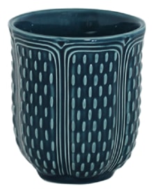 Gien, Pont aux Choux Gobelets, Tea cup, ocean blue