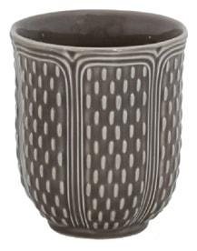 Gien, Pont aux Choux Gobelets, Tea cup, taupe