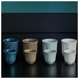 Gien, Pont aux Choux Gobelets, Tea cup, taupe