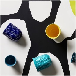 Gien, Pont aux Choux Gobelets, Tea cup, cobalt