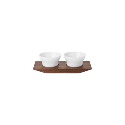 Hering Berlin, Velvet, Salt/spices dishes on tray, set of 2
