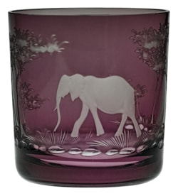 Theresienthal, Kilimandscharo, Whisky tumbler, pattern elephant