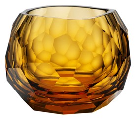 Artel, Glacier whiskey tumblers, Whiskey tumbler, amber