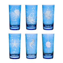 Artel, Sea life highball glasses, Highball glass, jellyfish