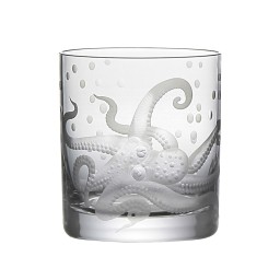 Artel, Sea life double old fashioned tumblers, Double old fashioned tumbler, octopus