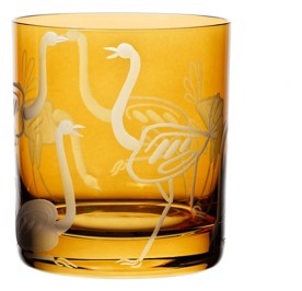 Artel, Safari double old fashioned tumblers, Double old fashioned tumbler, ostriches