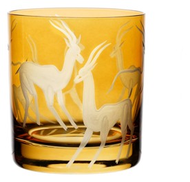 Artel, Safari double old fashioned tumblers, Double old fashioned tumbler, gazelles