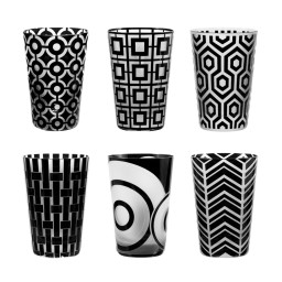 Artel, Polka dot tumblers, Tumbler, black