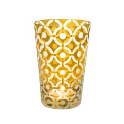 Artel, Polka dot tumblers, Tumbler, amber