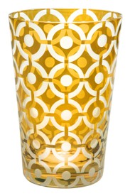 Artel, Polka dot tumblers, Tumbler, amber