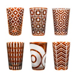 Artel, Polka dot tumblers, Tumbler, rust