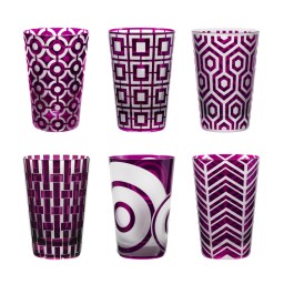 Artel, Polka dot tumblers, Tumbler, purple