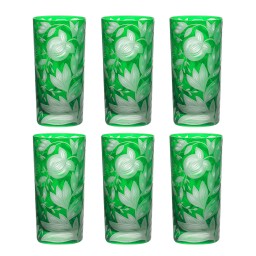 Artel, Verdure highball glasses, Highball glass, emerald