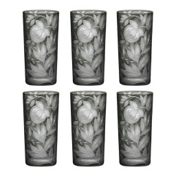 Artel, Verdure highball glasses, highball glass, smoke