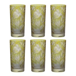 Artel, Verdure highball glasses, highball glass, olive