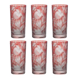 Artel, Verdure highball glasses, highball glass, rose