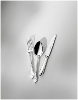 Robbe & Berking, Arcade cutlery, sterling silver, Cream spoon (broth spoon)