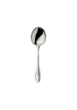 Robbe & Berking, Navette cutlery, silver plated, Cream spoon (broth spoon)