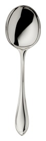 Robbe & Berking, Navette cutlery, silver plated, Cream spoon (broth spoon)