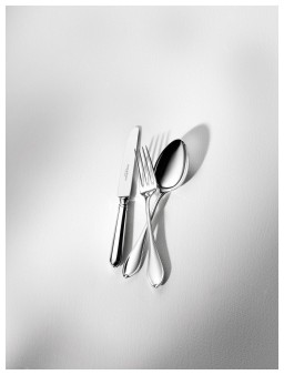 Robbe & Berking, Navette cutlery, sterling silver, Dessert spoon