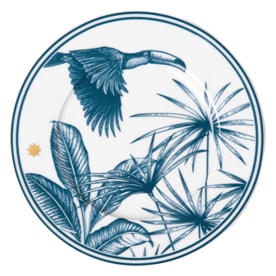 Sieger by Fürstenberg, Paraíso Blue, Bread & butter plate, rimmed