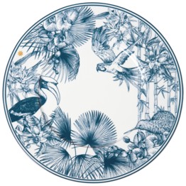 Sieger by Fürstenberg, Paraíso Blue, Presentation plate