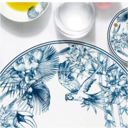 Sieger by Fürstenberg, Paraíso Blue, Presentation plate