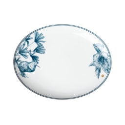 Sieger by Fürstenberg, Paraíso Blue, Oval plate, small