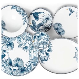 Sieger by Fürstenberg, Paraíso Blue, Oval plate, small