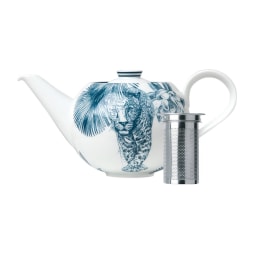 Sieger by Fürstenberg, Paraíso Blue, Teapot with tea strainer, small