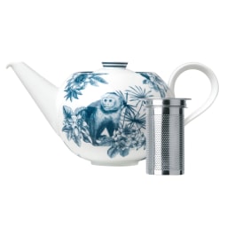Sieger by Fürstenberg, Paraíso Blue, Teapot with tea strainer, large