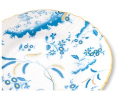 Ginori 1735, Oro Di Doccia, Bread plate turquoise, set of 2