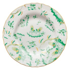 Ginori 1735, Oro Di Doccia, Dinner plate jade, set of 2