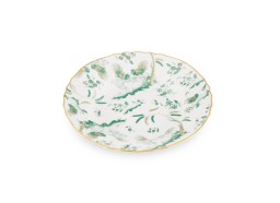 Ginori 1735, Oro Di Doccia, Soup plate jade, set of 2