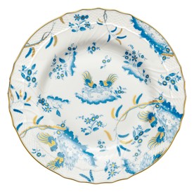 Ginori 1735, Oro Di Doccia, Dinner plate turquoise, set of 2