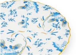 Ginori 1735, Oro Di Doccia, Presentation plate turquoise