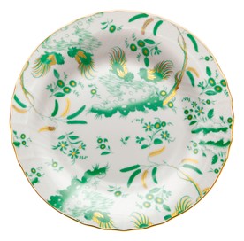 Ginori 1735, Oro Di Doccia, Dessert plate jade, set of 2