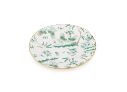 Ginori 1735, Oro Di Doccia, Dessert plate jade, set of 2