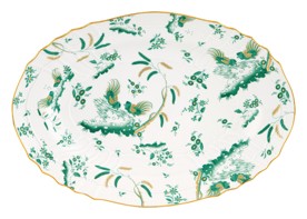 Ginori 1735, Oro Di Doccia, Platter jade