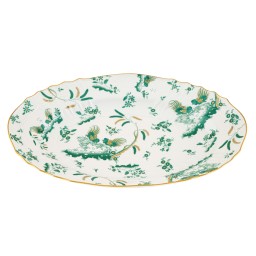 Ginori 1735, Oro Di Doccia, Platter jade