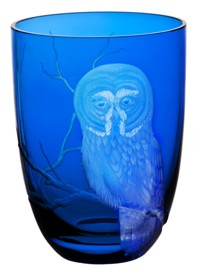 Theresienthal, Planet Earth, Tumbler, owl engraving