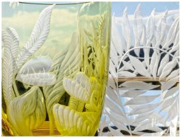 Theresienthal, Planet Earth, Tumbler, venus-flytrap engraving