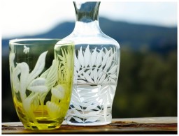 Theresienthal, Planet Earth, Tumbler, venus-flytrap engraving