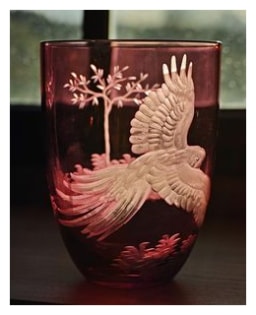 Theresienthal, Planet Earth, Tumbler large, parrot engraving