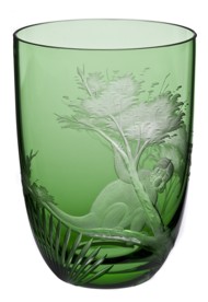 Theresienthal, Planet Earth, Tumbler, monkey engraving