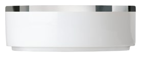 Sieger by Fürstenberg, Treasure Platinum, Cylindrical bowl medium