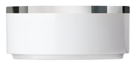Sieger by Fürstenberg, Treasure Platinum, Cylindrical bowl small