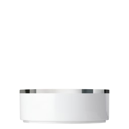 Sieger by Fürstenberg, Treasure Platinum, Cylindrical bowl large