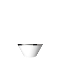 Sieger by Fürstenberg, Treasure Platinum, Conical bowl small