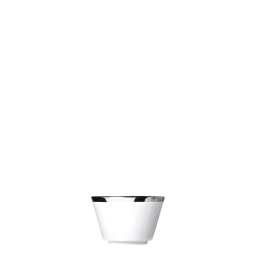 Sieger by Fürstenberg, Treasure Platinum, Conical bowl extra small